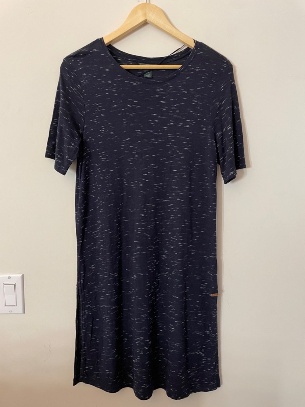 Women’s Navy Heathered Tunic Dress NWOT